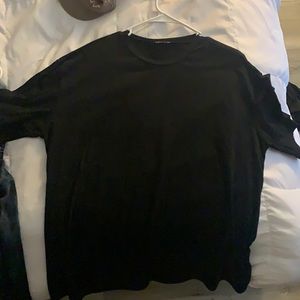 Black Angel Rhinestone Shirt